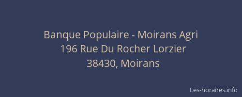 Banque Populaire - Moirans Agri