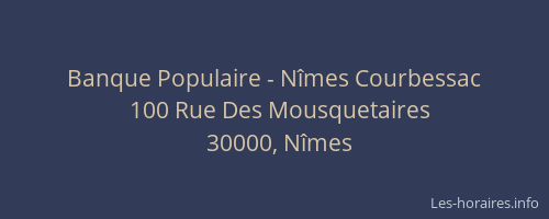 Banque Populaire - Nîmes Courbessac