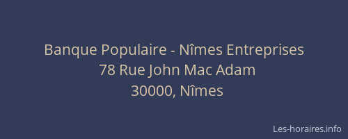 Banque Populaire - Nîmes Entreprises
