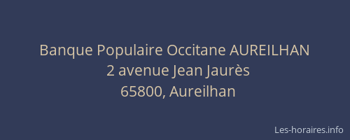 Banque Populaire Occitane AUREILHAN