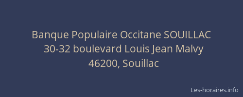 Banque Populaire Occitane SOUILLAC
