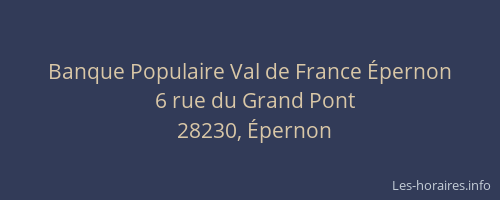Banque Populaire Val de France Épernon