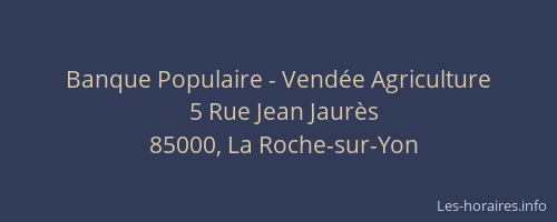 Banque Populaire - Vendée Agriculture