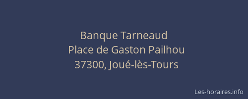 Banque Tarneaud