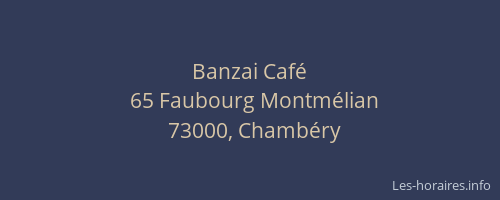 Banzai Café