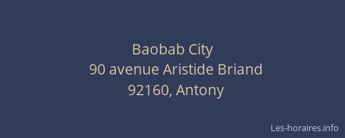 Baobab City
