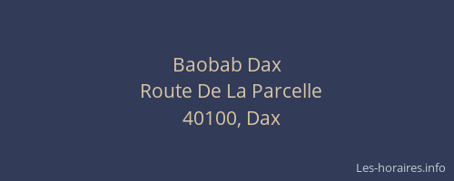 Baobab Dax