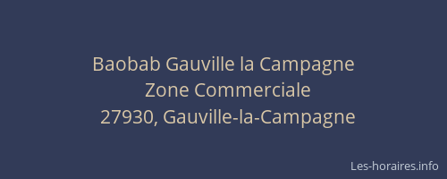 Baobab Gauville la Campagne