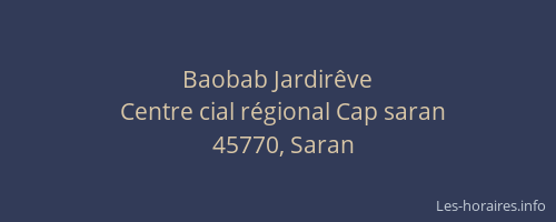 Baobab Jardirêve
