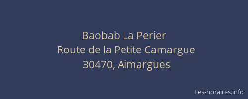 Baobab La Perier