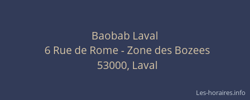 Baobab Laval