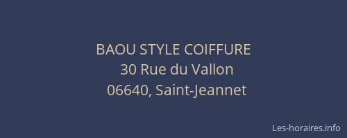 BAOU STYLE COIFFURE