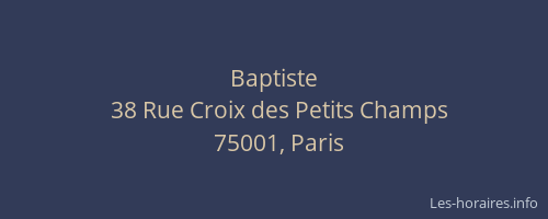 Baptiste