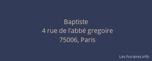 Baptiste