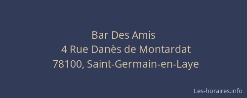 Bar Des Amis