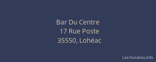 Bar Du Centre