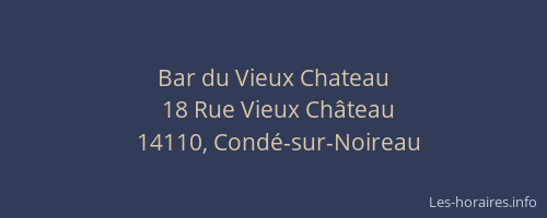Bar du Vieux Chateau