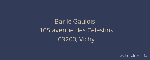 Bar le Gaulois