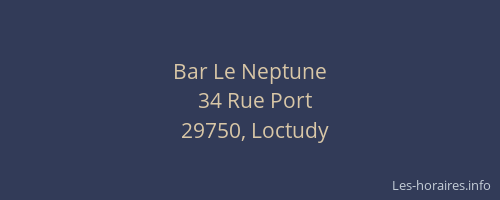 Bar Le Neptune