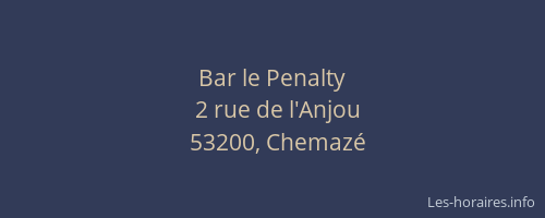 Bar le Penalty