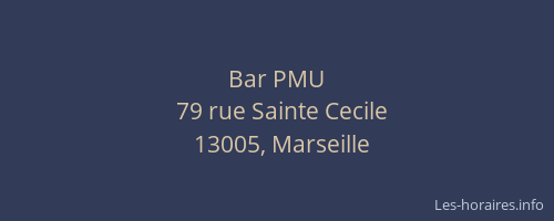Bar PMU