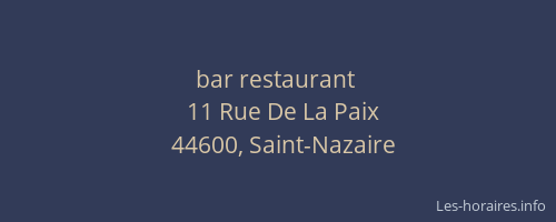 bar restaurant 