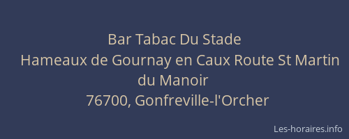 Bar Tabac Du Stade