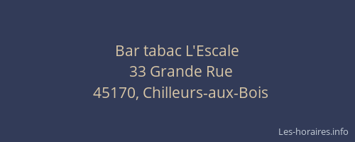 Bar tabac L'Escale