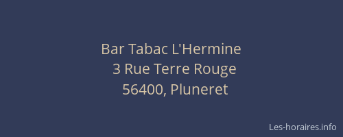 Bar Tabac L'Hermine
