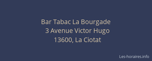 Bar Tabac La Bourgade
