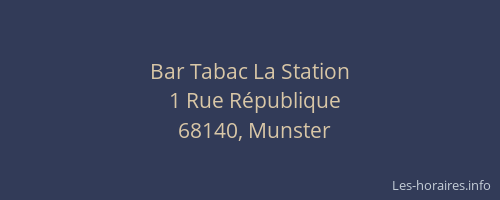 Bar Tabac La Station