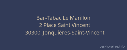 Bar-Tabac Le Marillon