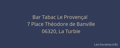 Bar Tabac Le Provençal