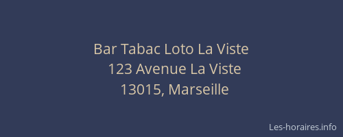 Bar Tabac Loto La Viste