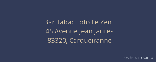 Bar Tabac Loto Le Zen