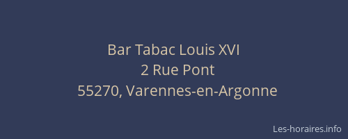 Bar Tabac Louis XVI
