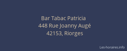 Bar Tabac Patricia