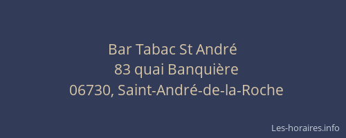 Bar Tabac St André