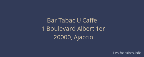 Bar Tabac U Caffe