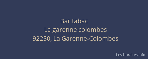 Bar tabac