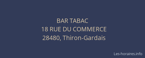 BAR TABAC