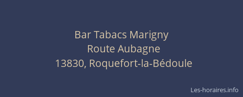 Bar Tabacs Marigny