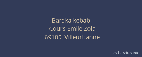 Baraka kebab