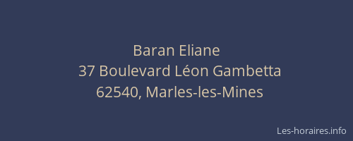 Baran Eliane