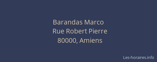Barandas Marco