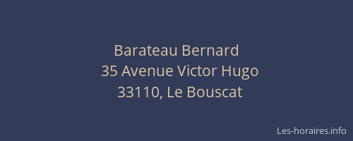 Barateau Bernard