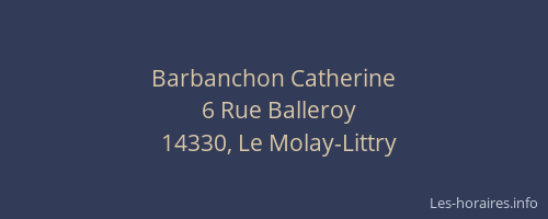 Barbanchon Catherine