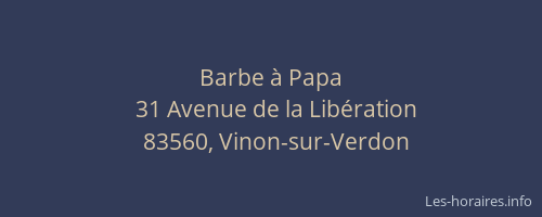 Barbe à Papa
