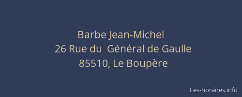 Barbe Jean-Michel