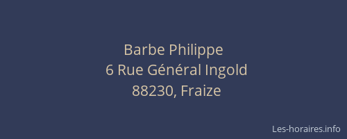 Barbe Philippe